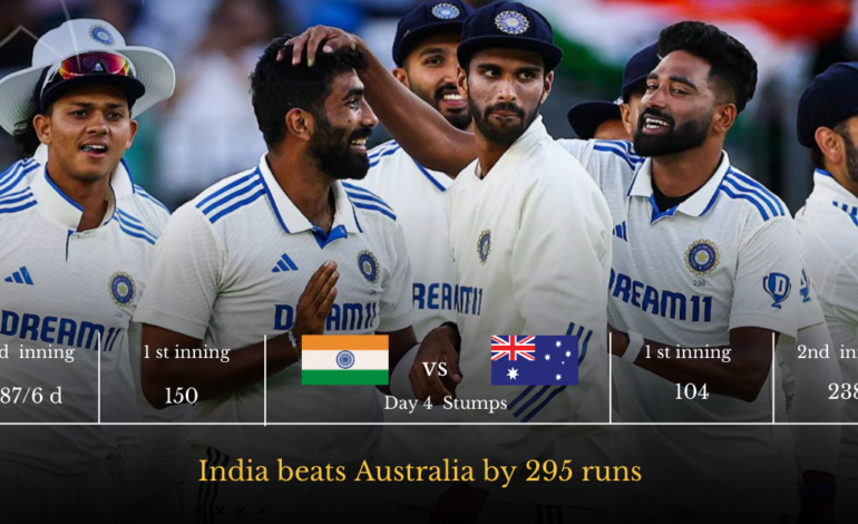 India beats Australia