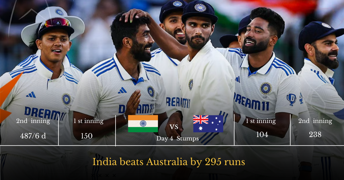 India beats Australia