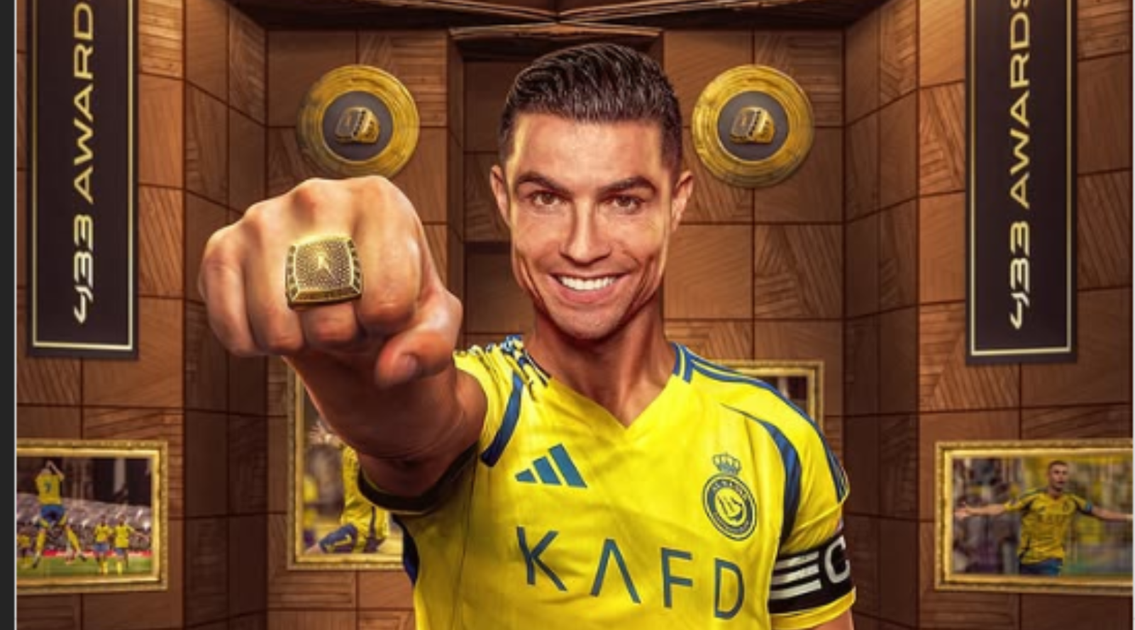 Cristiano Ronaldo Named 433 Player of the Year 2024