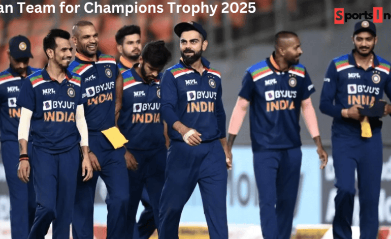 Discover the Indian cricket team for Champions Trophy 2025, featuring key players like Rohit Sharma, Virat Kohli, Bumrah, and more. A perfect blend of experience and youth!