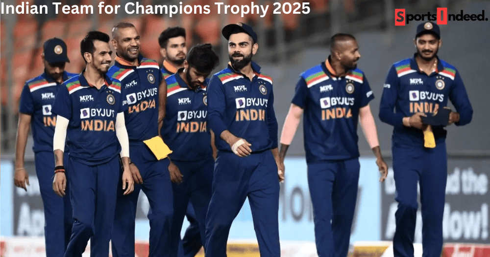 Indian Cricket Team For Champions Trophy 2025 Sports Indeed